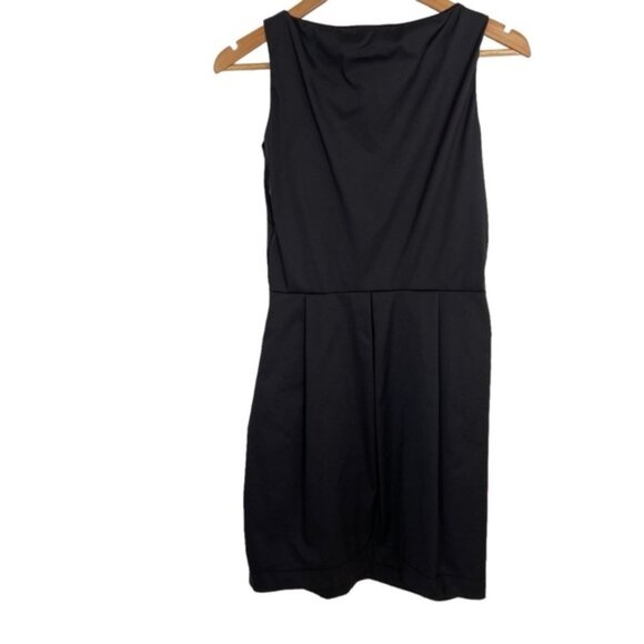 Miss Sixty black dress silky stretchy cotton blend Italian sleeveless medium - Picture 5 of 9